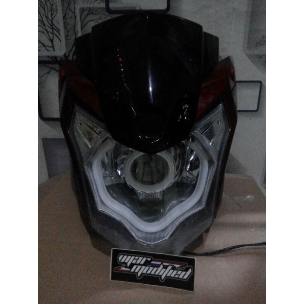 Jual HEADLAMP NEW VIXION NVA CUSTOM PROJI PLUS ALIS KEPALA VIXION NVA