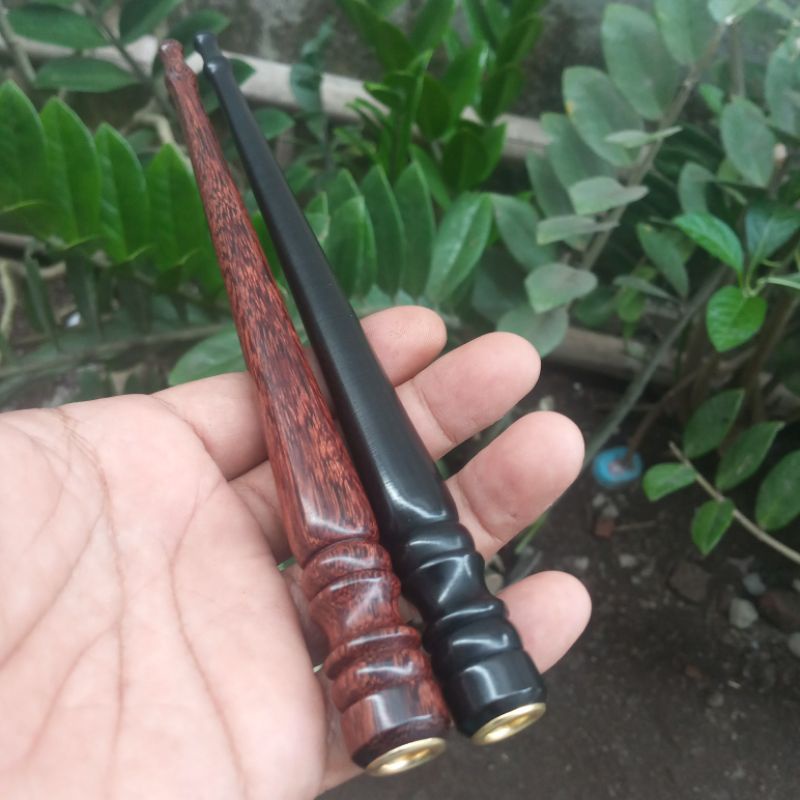 Jual Once Pipa Rokok Kayu Galih Kelor Galih Asem Profil 20cm Shopee