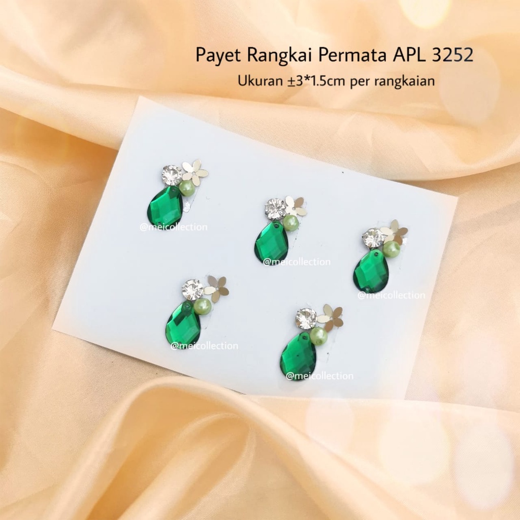 Jual Payet Rangkai Leher Pinggang Kebaya Premium APL 3251 APL 3252