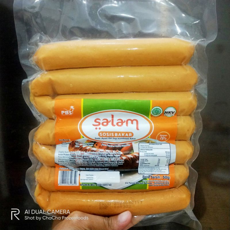 Jual Sosis Bakar Jumbo Salam 500gr Shopee Indonesia