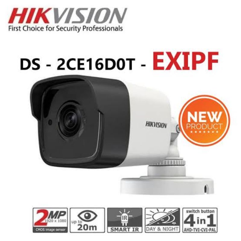 Jual Kamera Cctv Hikvision 2mp DS 2CE16DOT EXIPF Outdoor Full HD 1080p