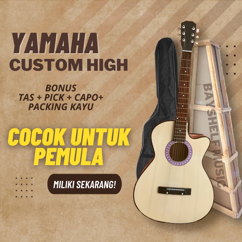 Jual Gitar Akustik Yamaha Senar String Murah High Quality Custom Untuk