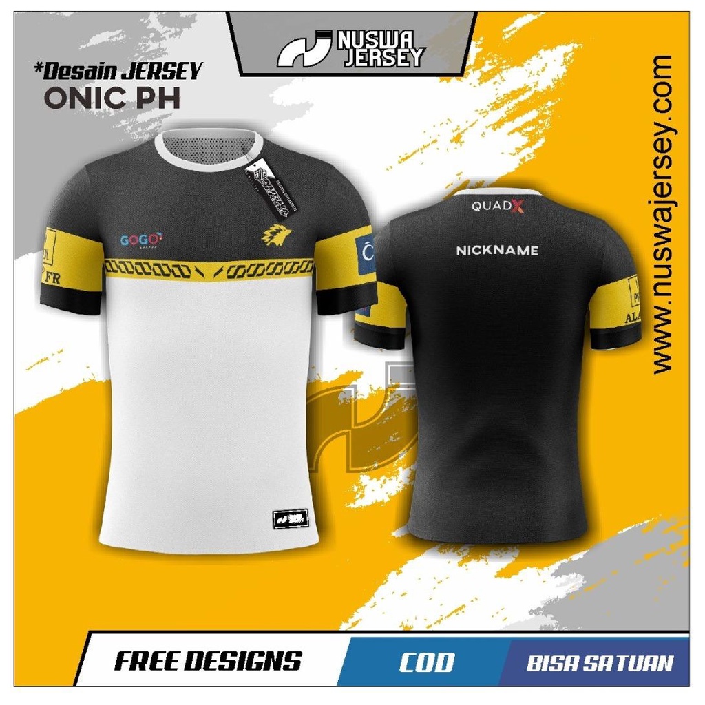 Jual JERSEY NEW ONIC PH ONIC ESPORTS BAJU GAMING KAOS GAME