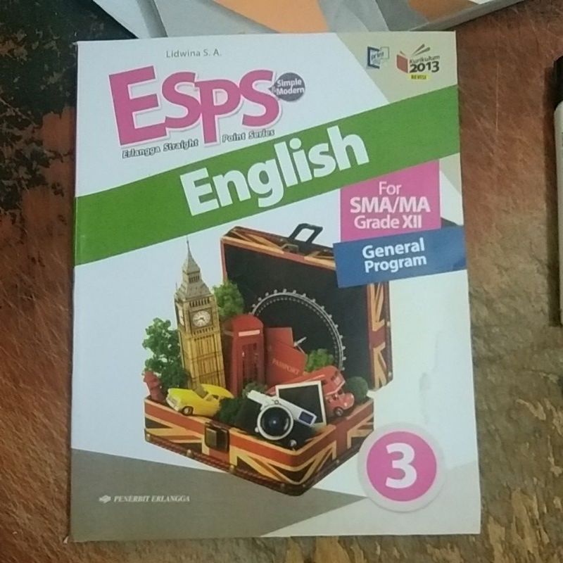 Jual Buku Esps Bahasa Inggris English SMA Kelas 3 12 Penerbit