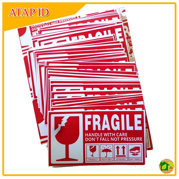 Jual STIKER FRAGILE UKURAN 8 X 5 CM Shopee Indonesia