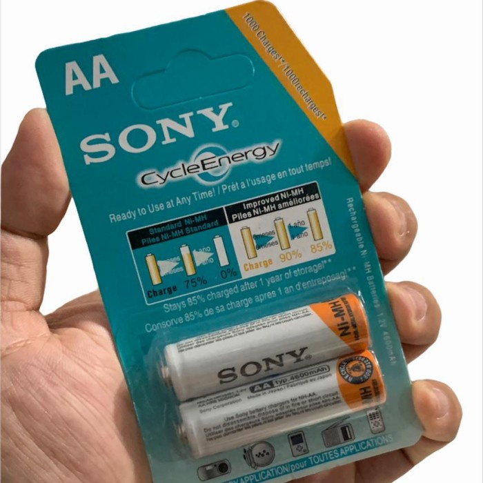 Jual Paling Murah Baterai Aa Sony Mah Isi Cas Rechargeable