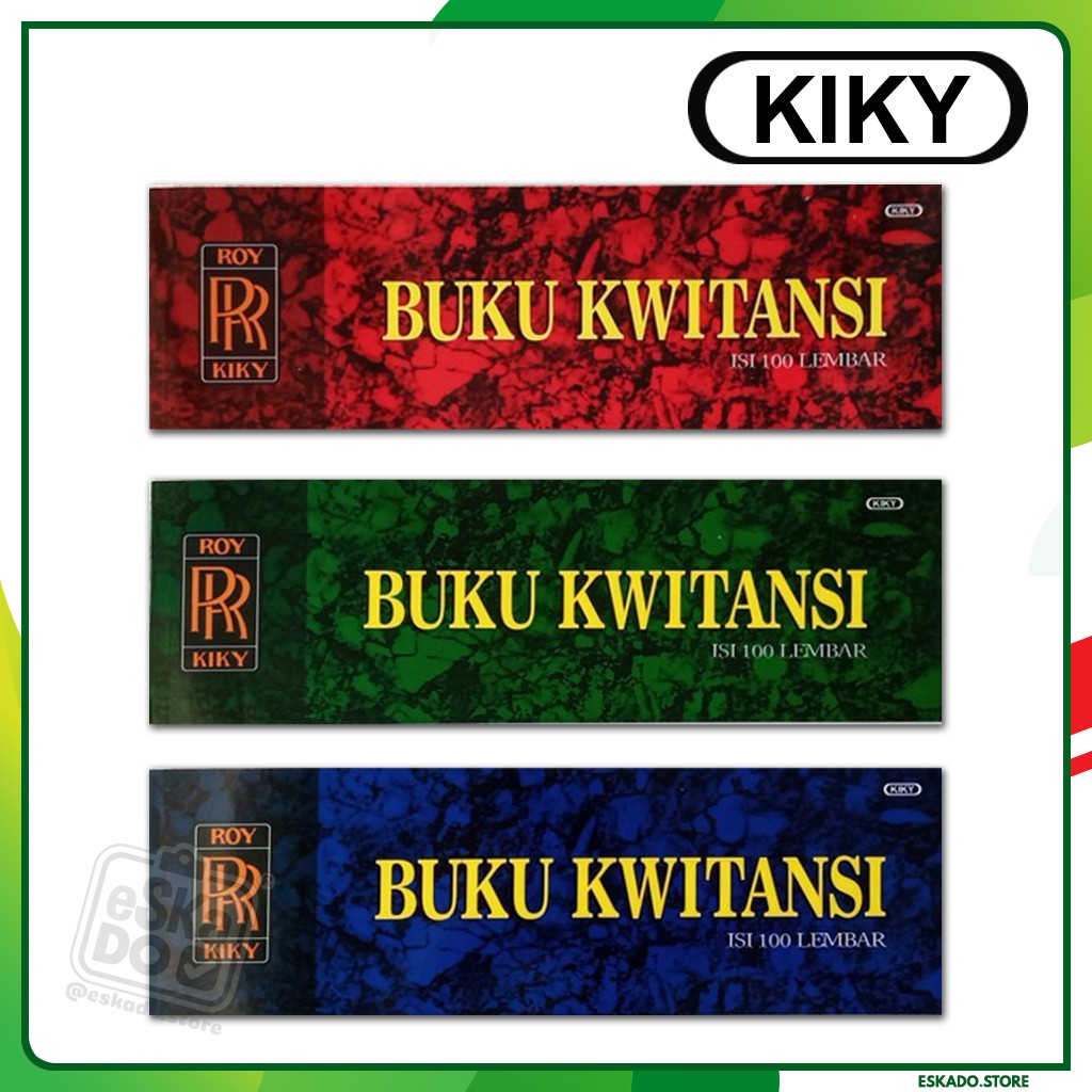 Jual Buku Kwitansi Kuitansi Besar Kiky Isi 100 Lembar Shopee Indonesia