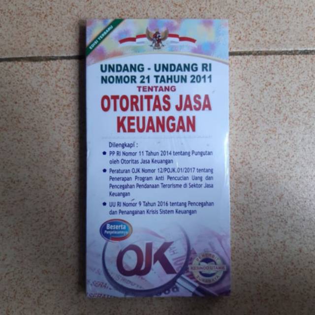 Jual Buku Undang Undang RI No 21 Tahun 2011 Tentang Otoritas Jasa