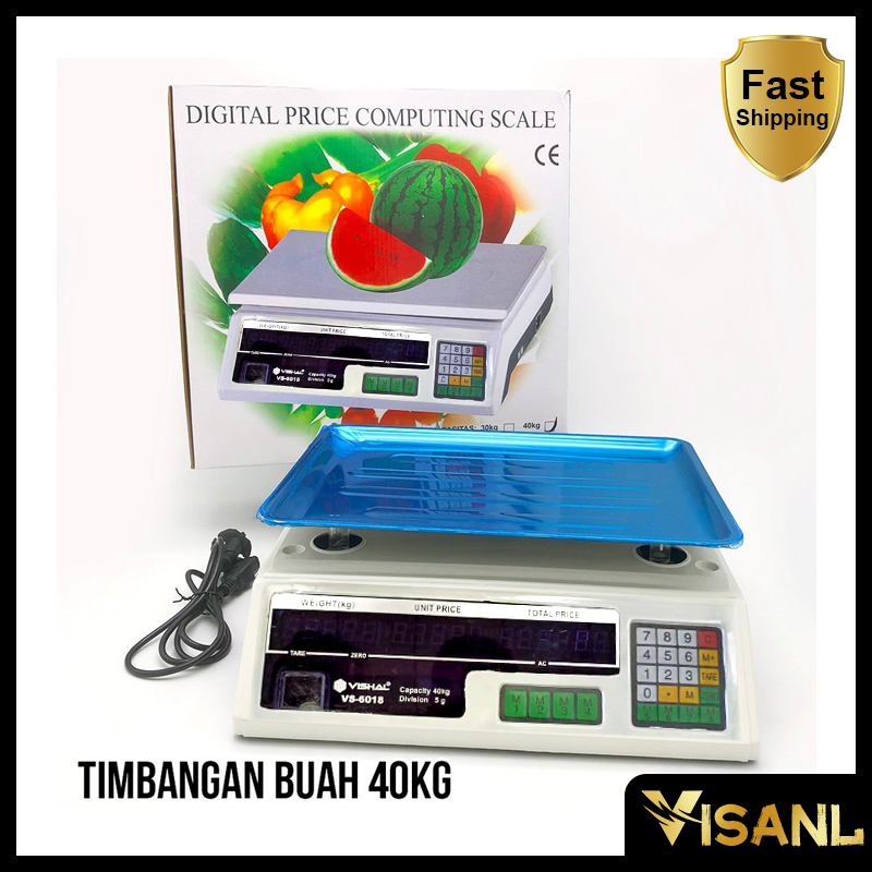 Jual Timbangan Buah Digital Kg Double Display Timbangan Digital