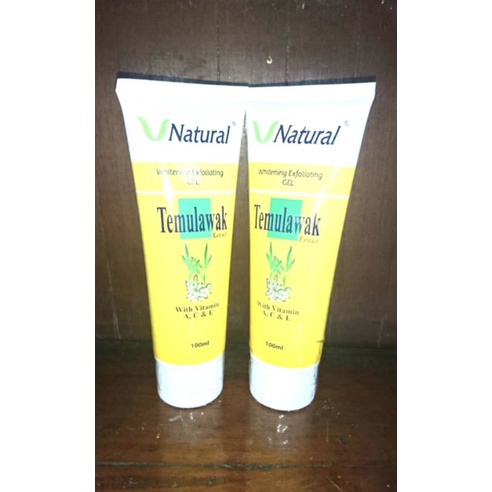 Jual V NATURAL WHITENING EXFOLIATING GEL PEMBERSIH KOTORAN KULIT 100ML