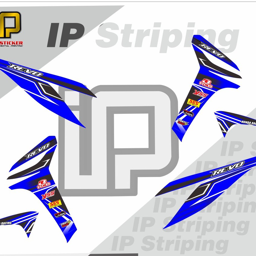 Jual COD Sticker Striping Revo Fi New Stiker Lis Variasi Revo