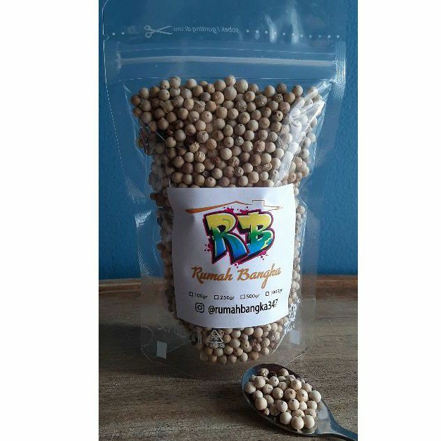 Jual Merica Lada Putih Sahang Bangka Butiran 1000gram Shopee Indonesia