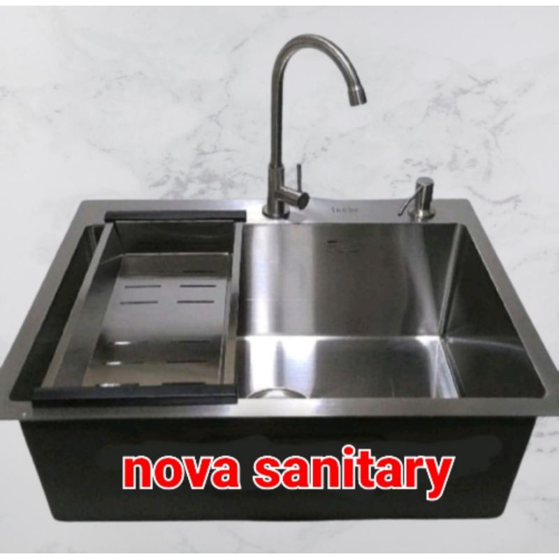 Jual Paket Lengkap Kitchen Sink Inobe Stainless Sus Wastafel