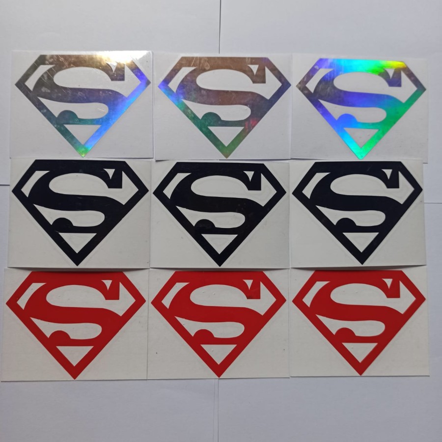 Jual Stiker Sticker Cutting Superman Dc Mobil Motor Dinding Wallpaper