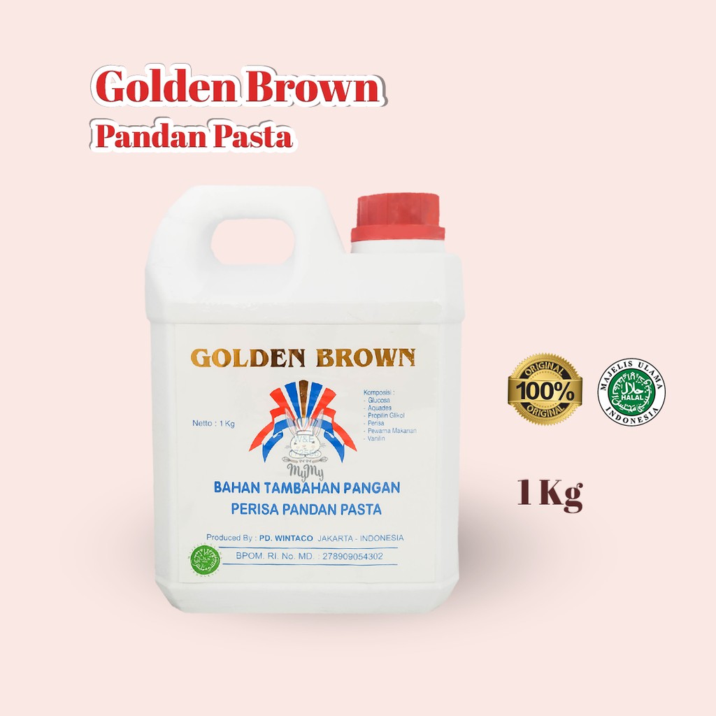 Jual Golden Brown Perisa Pandan Pasta 1Kg Shopee Indonesia