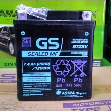 Jual AKI MOTOR R25 R 25 XMAX CBR250 GTZ8V GS ASTRA MF ORIGINAL GS