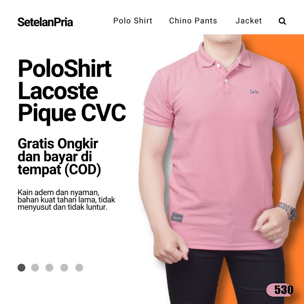 Jual Baju Kaos Krah Polo Shirt Pria Dewasa Setelan Pria Shopee