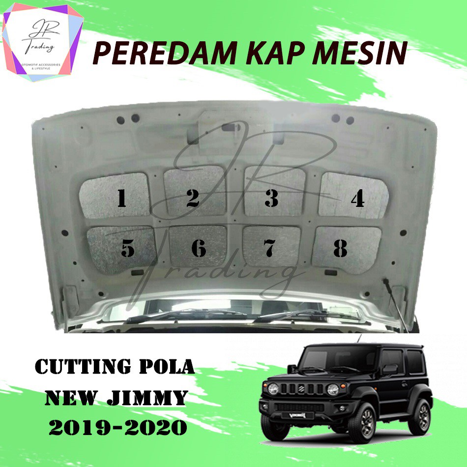 Jual Peredam Panas Kap Mesin Mobil All New Jimny Cutting Pola New