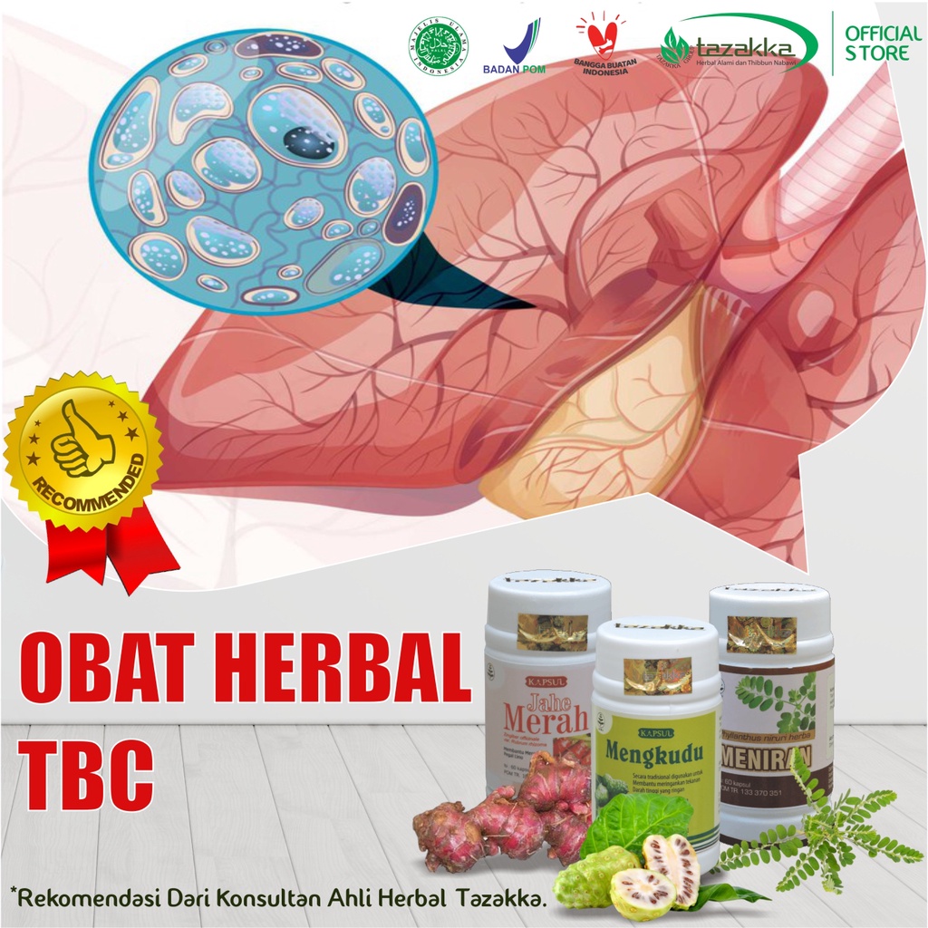 Jual Obat Tbc Paru Paru Ekstrak Jahe Merah Mengkudu Pace Noni Daun