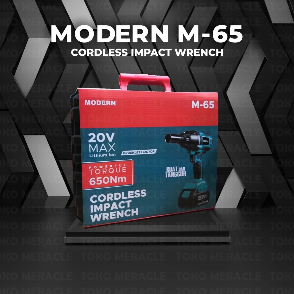 Jual Modern Cordless Impact Wrench M Mesin Pembuka Baut Modern M