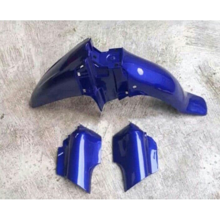 Jual Spakbor Depan Yamaha Jupiter Z Burhan Hitam Biru Plus Tutup Sok