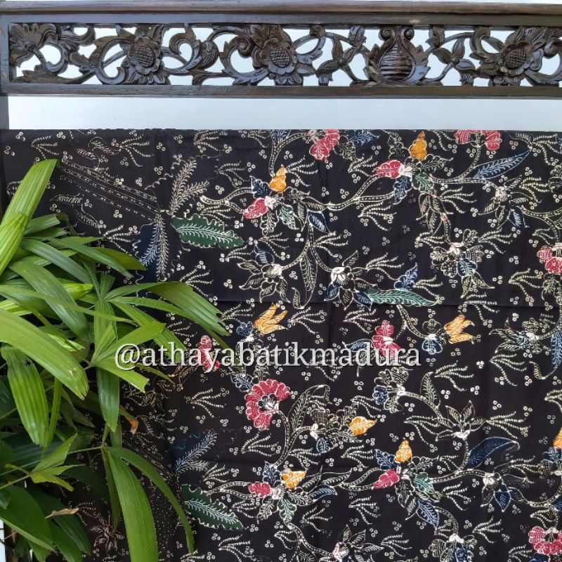 Jual Athaya Batik Tulis Motif Buketan Tanjung Bumi Madura Shopee