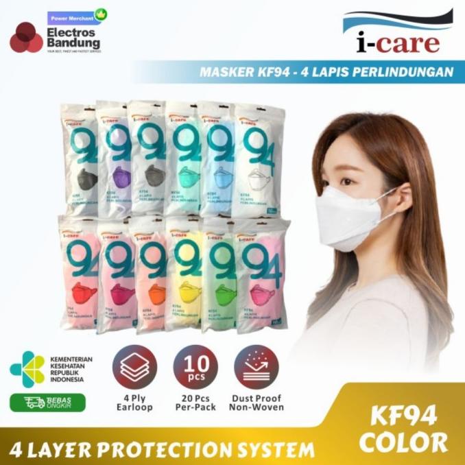 Jual Masker KF94 Korea 4 Ply 10 Pcs I Careion 45 Ujomantaps Ayo Order