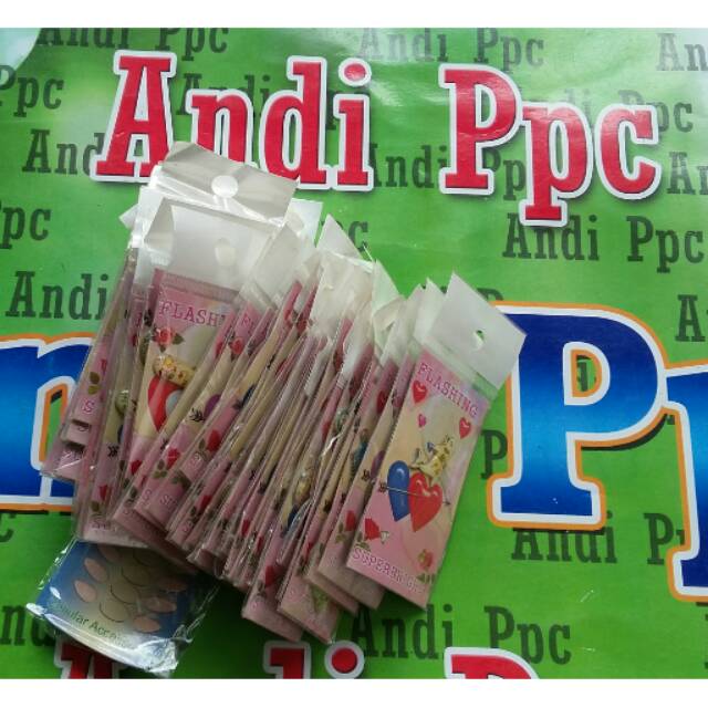 Jual Paket Stiker Lampu Sinyal Kerlap Kerlip Untuk Hp Jadul 25 Biji