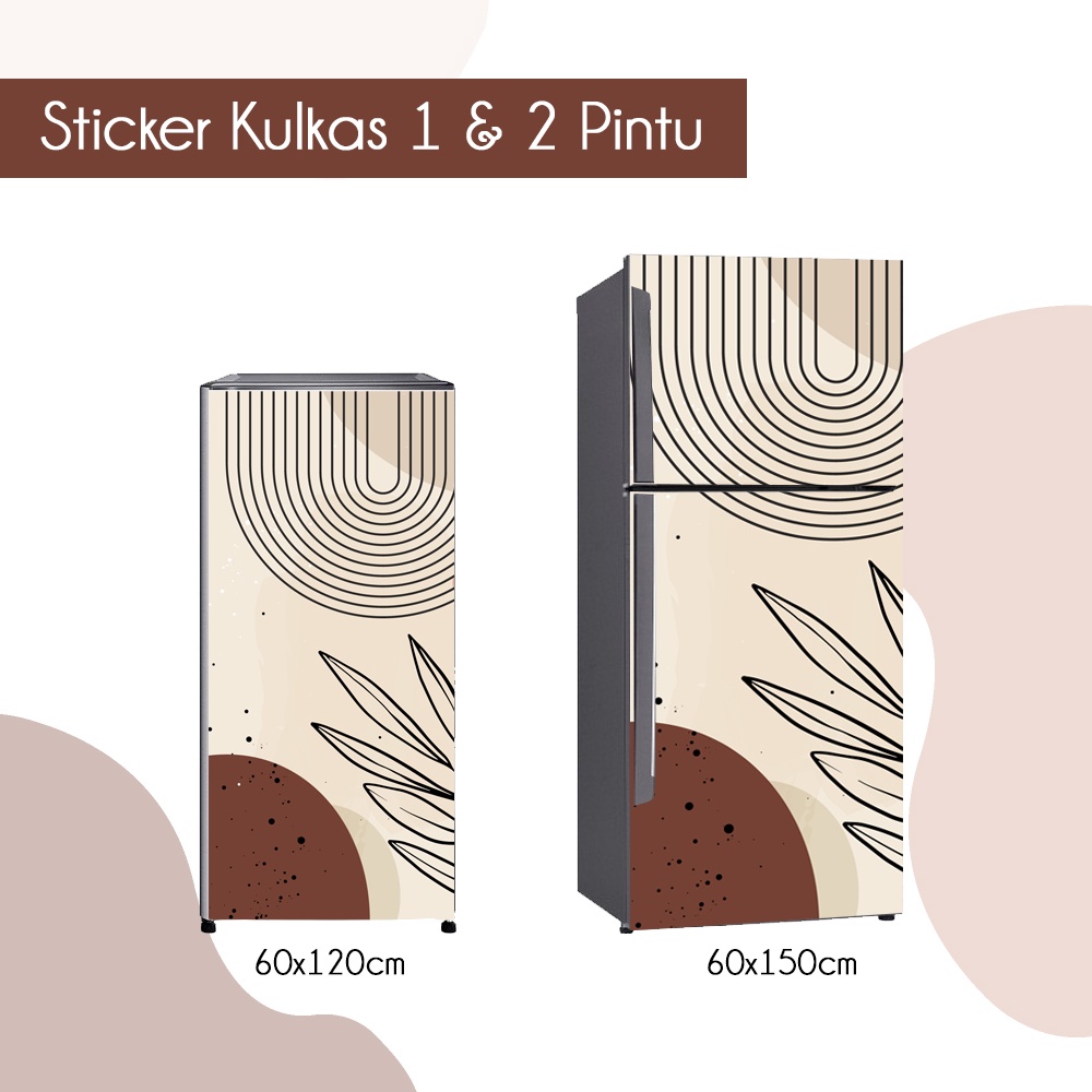 Jual Stiker Kulkas 1 Pintu Dan Sticker Kulkas 2 Pintu Wallpaper Kulkas