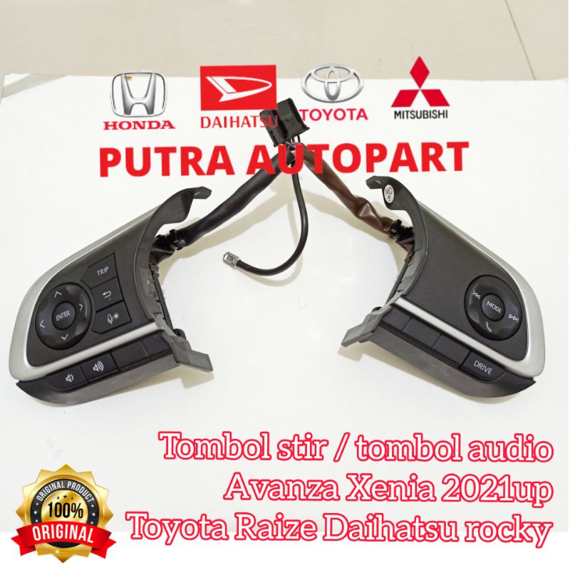 Jual Tombol Stir Tombol Audio Avanza Xenia 2021 Rocky Raize Original