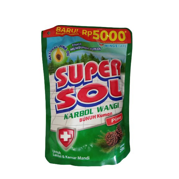 Jual SS Super Sol Supersol Carbol Karbol Pouch Pembersih Lantai Dan