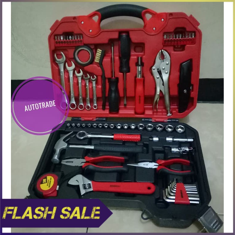 Jual ToolKit 66 Tool Kit Box Set ORIGINAL Krisbow Kotak Perkakas