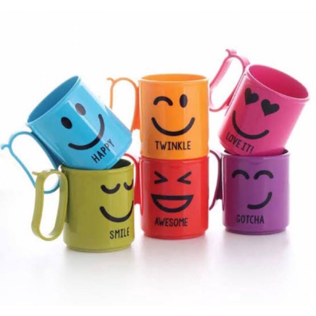 Jual Emoticon Mug Microwaveable Smile Gelas Karakter Shopee Indonesia