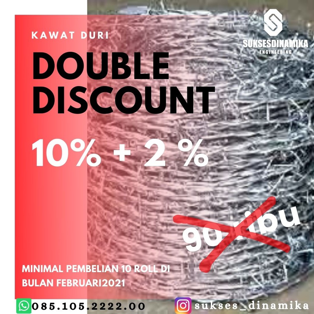 Jual KAWAT DURI 40 METER GALVANIS BWG 14 SURABAYA Shopee Indonesia