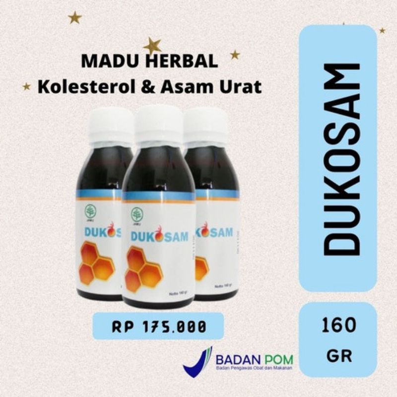 Jual MADU DUKOSAM Original Madu Herbal Alami Obat Asam Urat