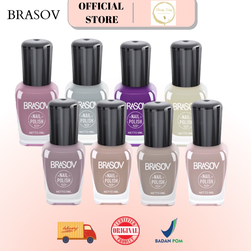 Jual Brasov Nail Polish Kutex Kuteks Cat Kuku Nude Ml Shopee Indonesia