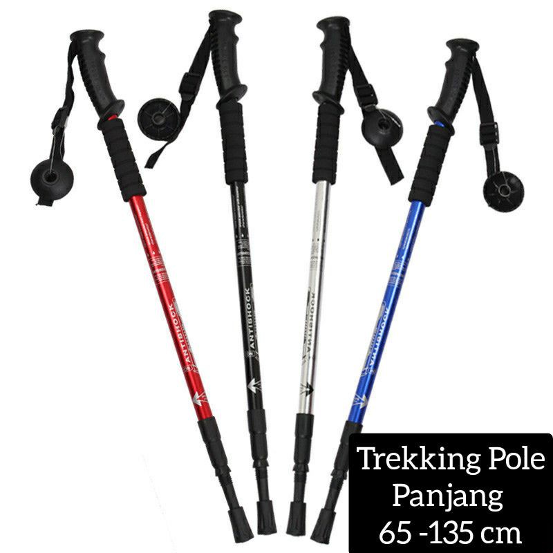 Jual Trekking Pole Tongkat Pendaki Tracking Pole Alpenstock Panjang