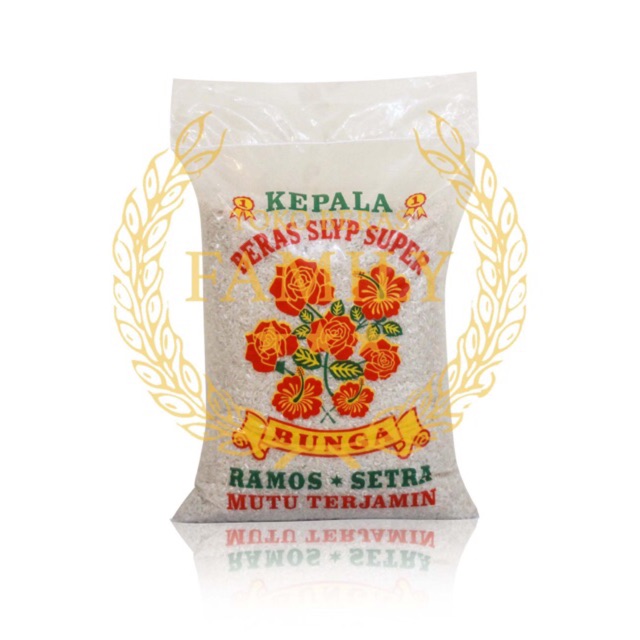 Jual Beras Slyp Super Cap Bunga Kembang Liter Kg Shopee Indonesia