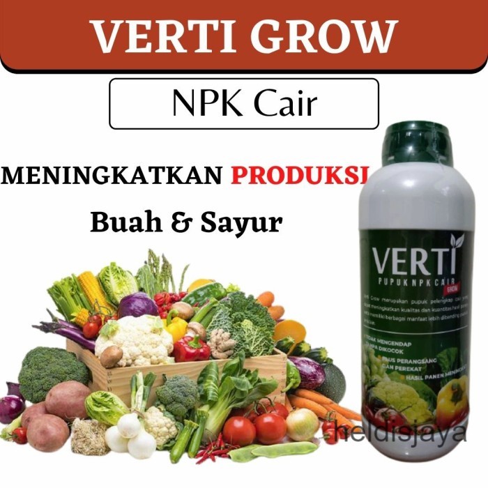 Jual Pupuk Npk Untuk Adenium Verti Grow Pupuk Npk Cair Meningkatkan