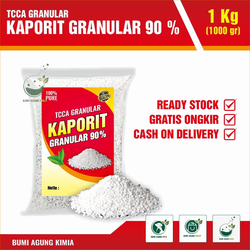 Jual Kaporit Bubuk Granular Kg Kaporit Klorin Pembersih