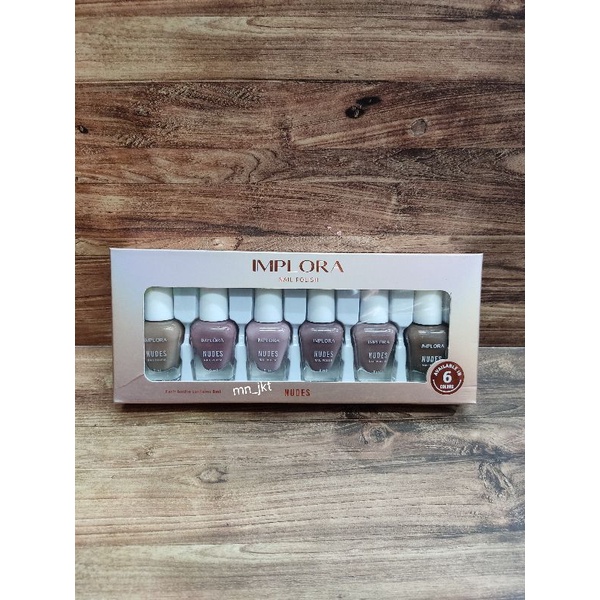 Jual Kutek Implora Nude 6 Pcs Shopee Indonesia