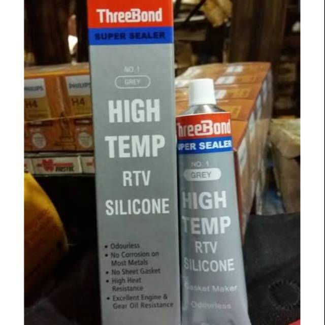 Jual Lem Rtv Threebond Super Sealer High Temp Silicon Grey 75gr