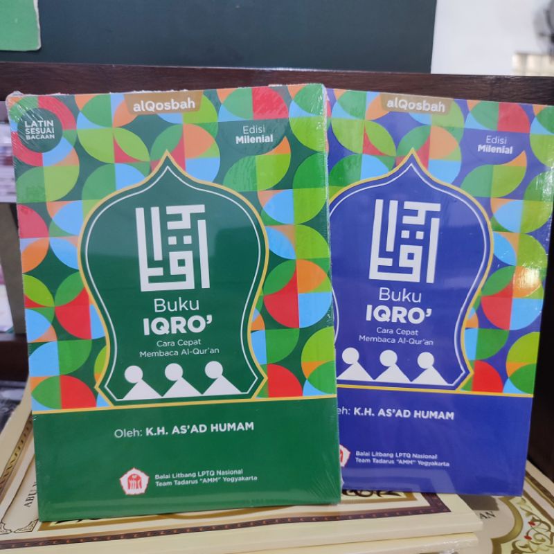 Jual Buku IQRO MILENIAL Besar Disertai Latin Cara Cepat Membaca Al