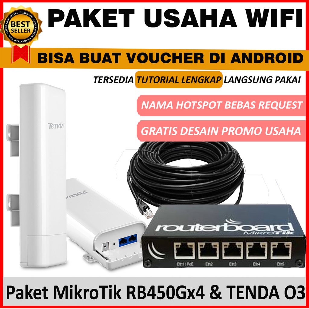 Jual Paket Full Setting Mikrotik Rb Gx Tenda Km Siap Pakai