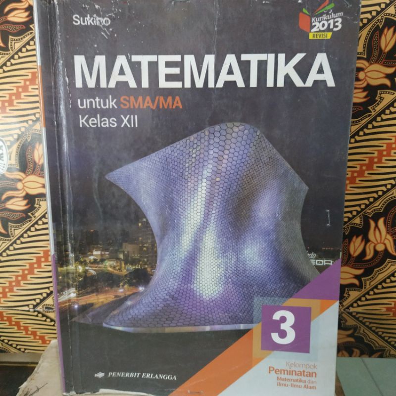 Jual Buku Matematika Kelas Erlangga Sukino Shopee Indonesia