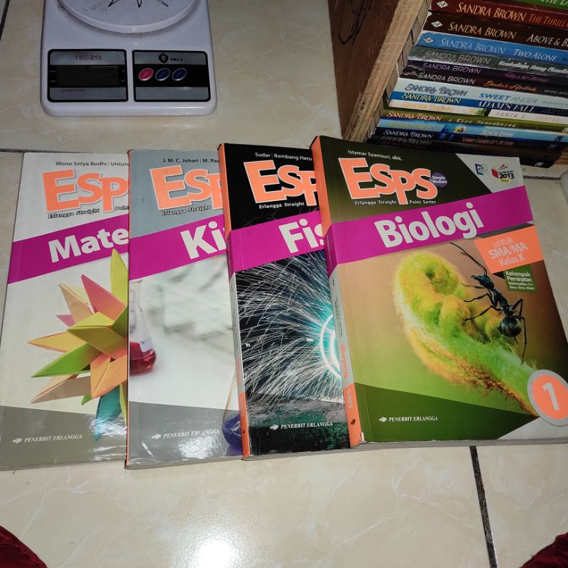 Jual Esps Matematika Fisika Kimia Biologi Kelas Sma Erlangga