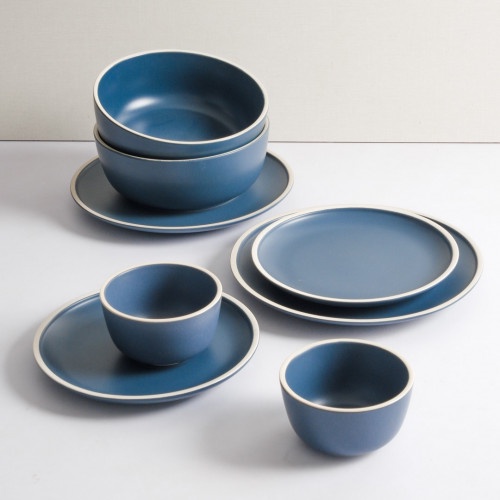 Jual Brewsuniq Whimsical Blue Dinnerware Set Peralatan Makan Set