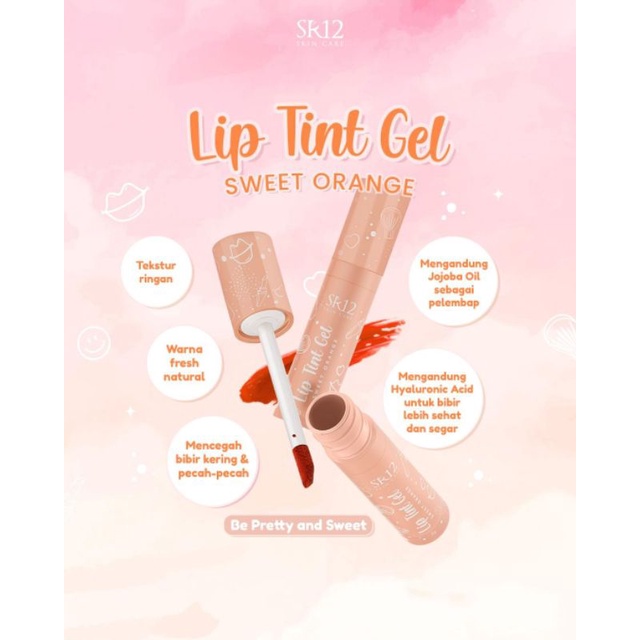 Jual SR12 LIP TINT GEL SWEET ORANGE 2g Shopee Indonesia