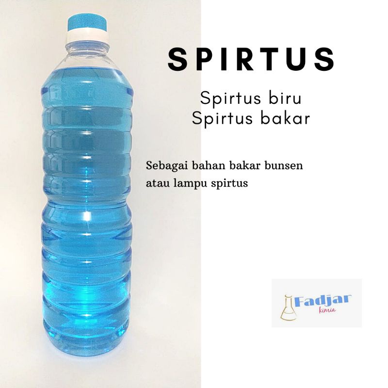 Jual Spirtus Biru Bahan Bakar Bunsen Spirtus 1 Liter 500ml