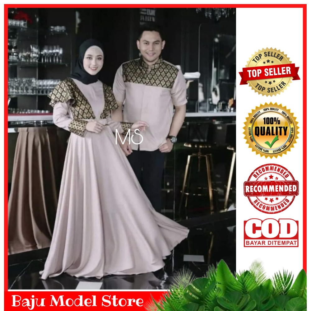 Jual Couple Batik Prinsa Baju Pasangan Keluarga Suami Istri Couple Set